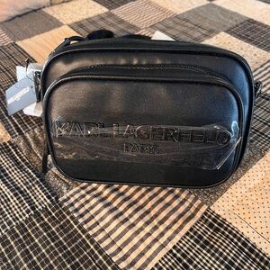 NWT Karl Lagerfeld Paris crossbody/beltbag black